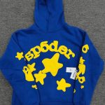 Spider Worldwide Men's Blue Hoodie