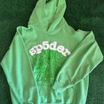 Spider Worldwide Men's Green Hoodie