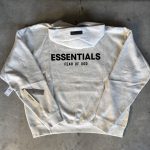 Fear of God Men's Grey and Black Hoodie