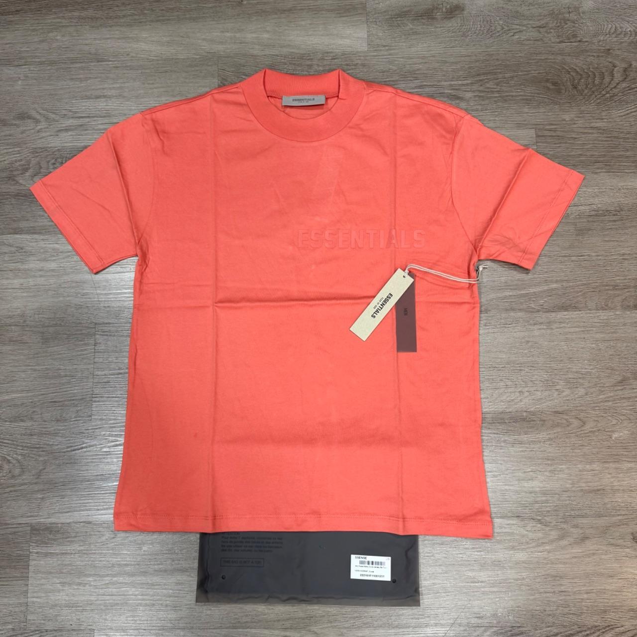 P0 Fear of God Men's Red and Orange Shirt - Image 1