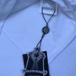 Men's White and Blue Shirt - Image 5