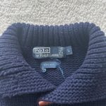 Polo Ralph Lauren Men's Navy and Blue Jumper - Image 3