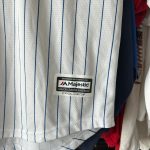 Majestic Athletic Men's White and Blue Top - Image 6