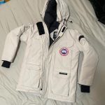 Canada Goose Men's Navy and Black Coat