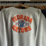 Champion Men's Grey and Orange Sweatshirt - Image 3
