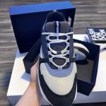 Dior Men's Blue and Navy Trainers - Image 5