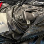 Moncler Men's Black and Navy Coat - Image 5