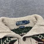 Polo Ralph Lauren Men's Cream and Tan Jumper - Image 4