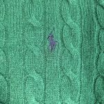 Polo Ralph Lauren Men's Green Jumper - Image 6
