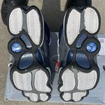 Jordan Men's Navy and Blue Trainers - Image 7