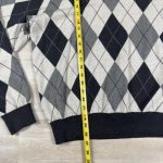 Polo Ralph Lauren Men's Grey and Blue Jumper - Image 6