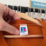 Russell Athletic Men's Orange and White Top - Image 6