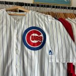 Majestic Athletic Men's White and Blue Top - Image 3