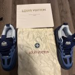 Louis Vuitton Men's Blue and Navy Trainers