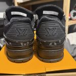 Louis Vuitton Men's Black Trainers - Image 5